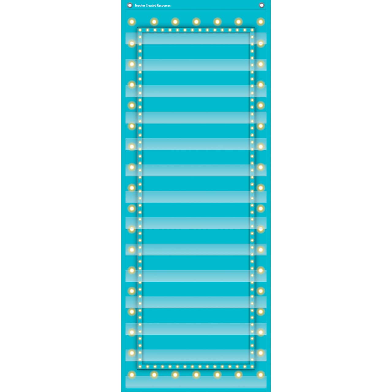 Teacher Created Resources Light Blue Marquee 14 Pocket Chart